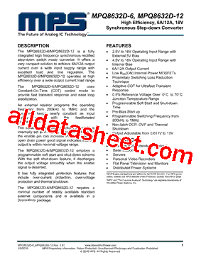 MPQ8632D-12 Datasheet PDF - Monolithic Power Systems