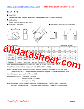 TSD470 Datasheet PDF - FENGJUI TECHNOLOGY CO., LTD.