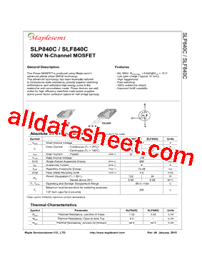 SLF840C Datasheet PDF - Shenzhen Meipusen Semiconductor Co., Ltd
