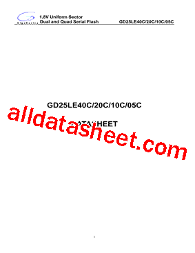 GD25LE40CMJG Datasheet PDF - GigaDevice Semiconductor (Beijing) Inc.