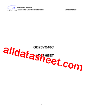 GD25VQ40C Datasheet PDF - GigaDevice Semiconductor (Beijing) Inc.