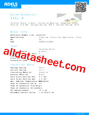 422604 Datasheet PDF - Adels-Contact