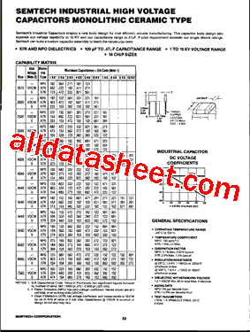 4040AX103K7 Datasheet PDF - Semtech Corporation