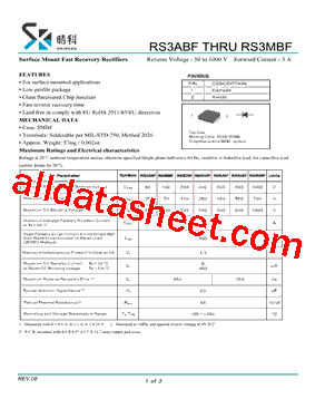RS3ABF Datasheet PDF - SHIKUES Electronics