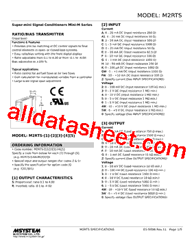 M2RTS-R-AF-R2/CE Datasheet PDF - M-System Co.,Ltd.