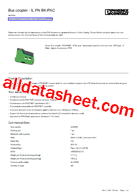 2403696 Datasheet PDF - PHOENIX CONTACT