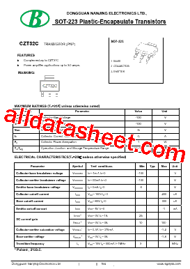 CZT32C Datasheet PDF - Nanjing International Group Co