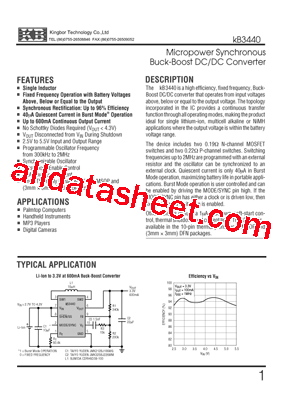 KB3440EMS Datasheet PDF - Kingbor Technology Co
