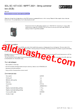 2403338 Datasheet PDF - PHOENIX CONTACT