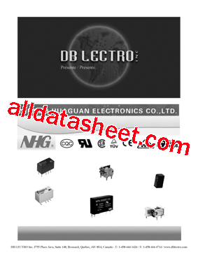 NSAM Datasheet PDF - DB Lectro Inc