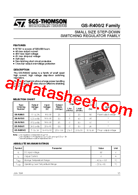 GS-R424 Datasheet PDF - STMicroelectronics