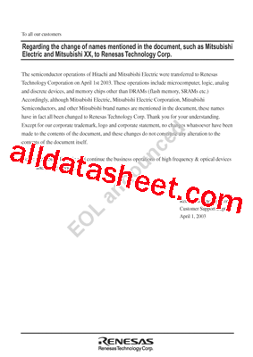 7480 Datasheet PDF - Renesas Technology Corp