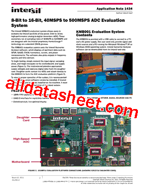 KMB001 Datasheet PDF - Intersil Corporation