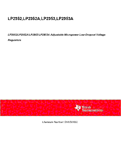 LP2952IM Datasheet PDF - Texas Instruments