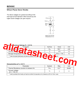BZX55C Datasheet PDF - Gaomi Xinghe Electronics Co., Ltd.