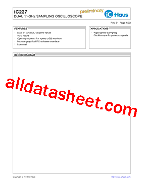 IC227 Datasheet PDF - IC-Haus GmbH