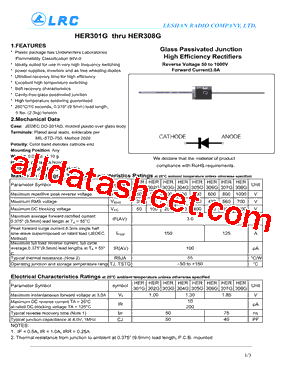 HER304G Datasheet PDF - Leshan Radio Company