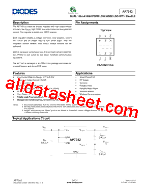 AP7342 Datasheet PDF - Diodes Incorporated