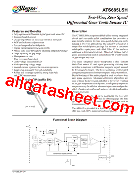 ATS685 Datasheet PDF - Allegro MicroSystems