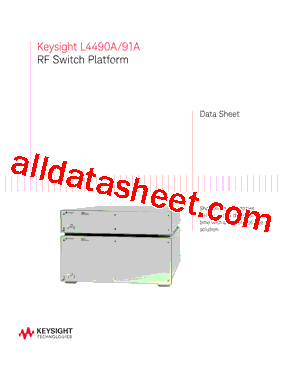 L4491A Datasheet PDF - Keysight Technologies